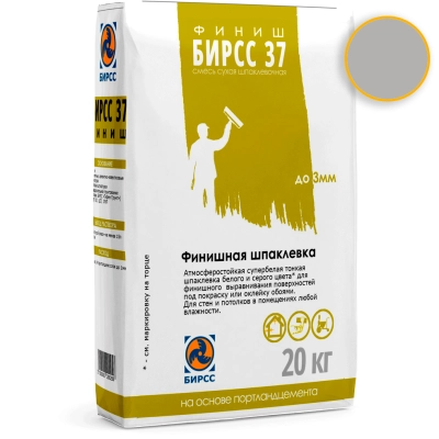 37 ФИНИШ СЕРЫЙ БИРСС